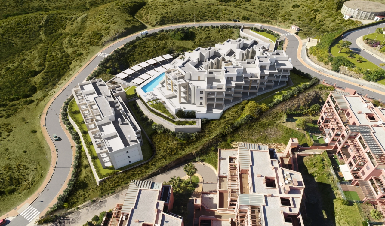 The unique architecture of Valley Views, designed to maximise views and blend with the natural surroundings.
