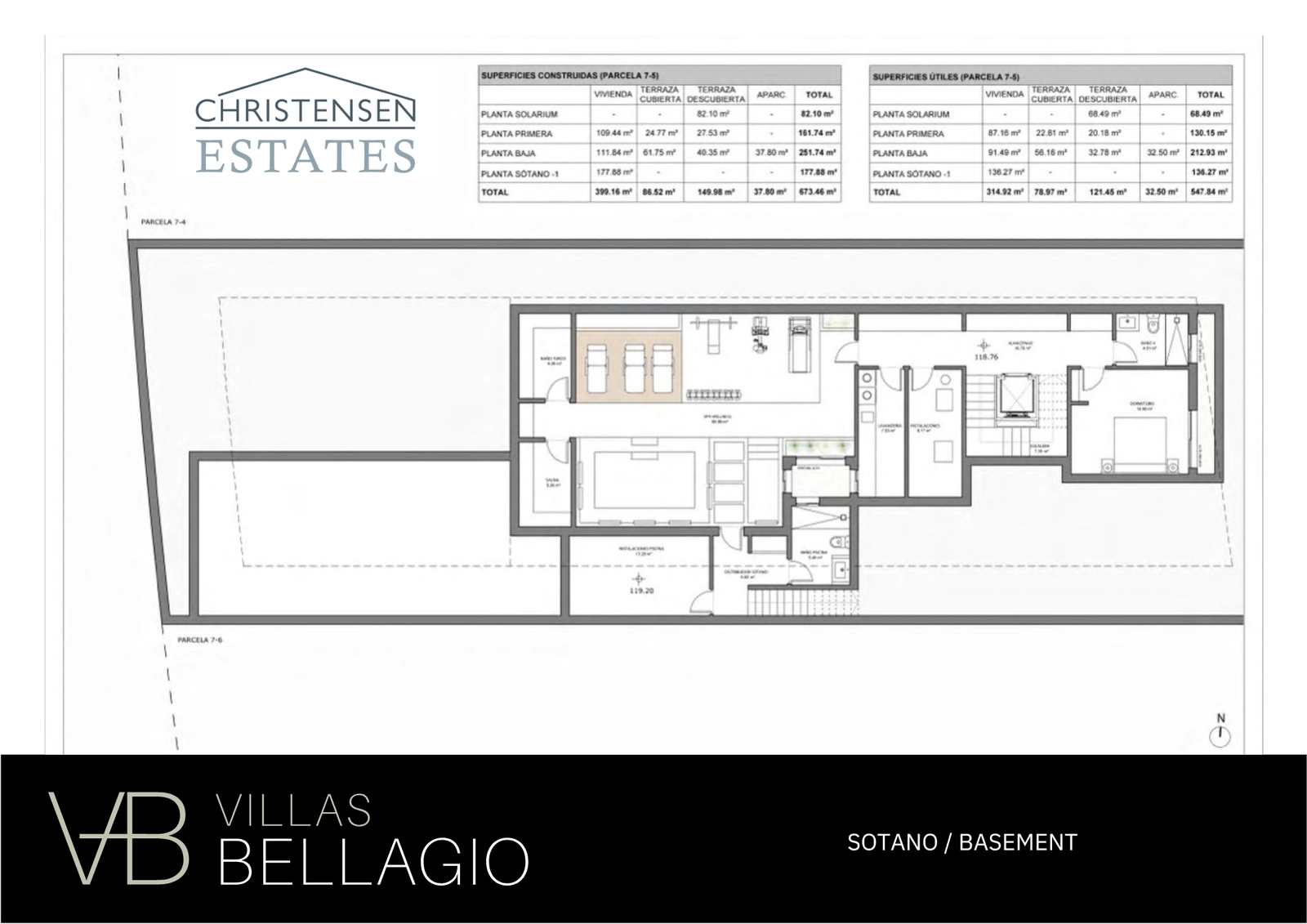 Basement Level: This floor is dedicated to wellness, featuring a spacious spa, gym, and additional living spaces for complete relaxation and entertainment.