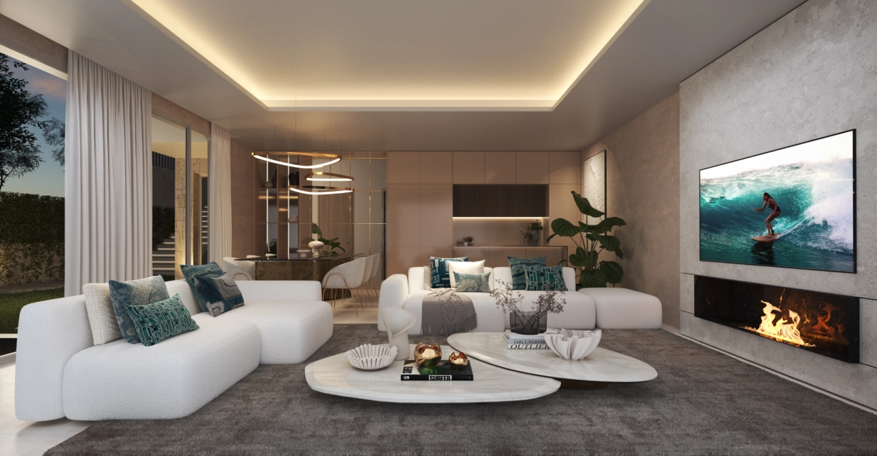 Elegant interiors with high-quality finishes, designed for modern comfort.