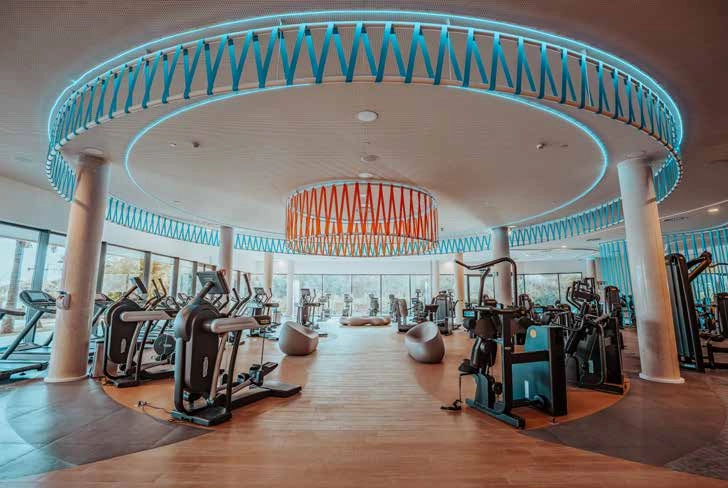 El gimnasio de última generación dentro del exclusivo Higuerón Sport Club.