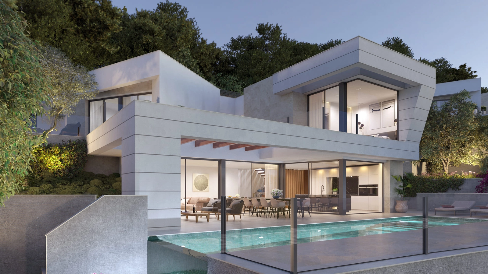 El escenario perfecto para recibir invitados o disfrutar de una tranquila vida familiar en su vivienda de lujo.