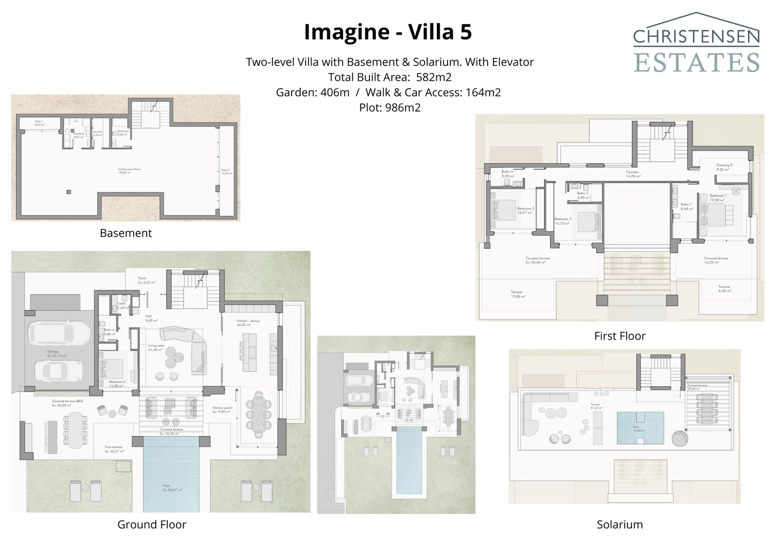 Denne planløsningen viser et romslig design over to nivåer med valgfri kjeller og takterrasse, som optimaliserer plassen for familieliv og underholdning.